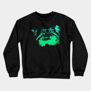 Pallas Cat - Green Crewneck Sweatshirt